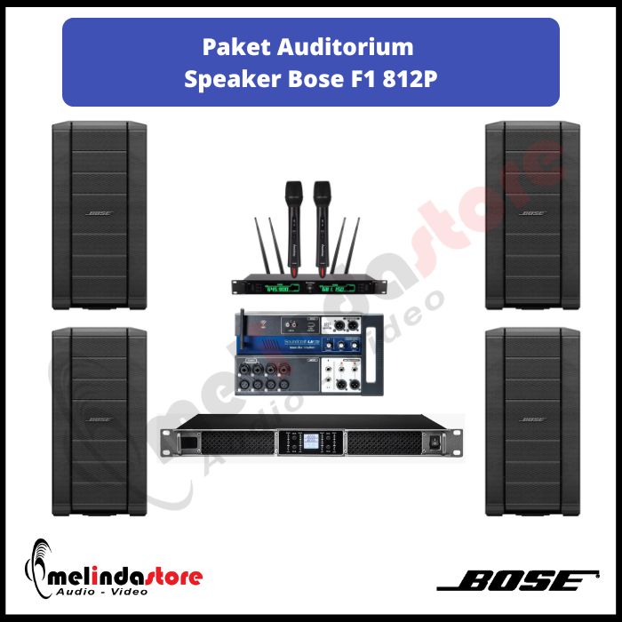 Paket Auditorium Speaker Bose F1 812P 4 Speaker